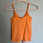Bright Orange Crop Top Photo 1