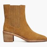 Madewell Autumn High Chelsea Suede Brown Leather Fall Women Boots 6.5 Photo 5