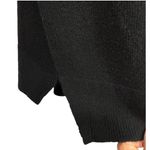 J.Crew NWT Stretch Wool Alpaca V-Neck Tunic Sweater Black M Photo 8