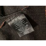 Maeve  Orange Black Geo A-Line Mini Pullover Dress Cap Sleeve Knit M Photo 5