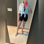 NWOT Stretch Ribbed Onepiece Jumpsuit Onesie Size Medium in Black Photo 4