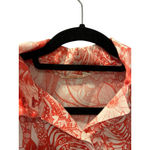 Vintage 1970's Donna Kenny Sleeveless Floral Tank Tunic Size XL Lightweight Red Photo 2