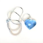 TAXCO Sterling Silver Red Jasper Heart Cabochon Pendant Necklace Photo 2