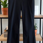 EXPRESS Mid-Rise Editor Fit Black Dress Pant Trouser, 2 Photo 0