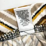 Cato Chevron Zig Zag Skirt Women Medium Pleated Bohemian Western Cowgirl Stretch Photo 6