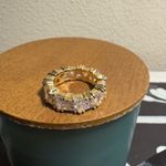 Elegant Gold Women's Infinity Ring Size 6 Photo 5