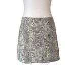 VTG Snakeskin Mini Skirt Womens Size 4 Photo 1