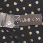 Yumi Kim Lexington Ave Top Hot Spot Black Gold Long Sleeves Polka Dot XS New Photo 9