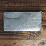 Sephora NWOT  Silver Cosmetic Bag Photo 1