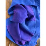 SPENSER JEREMY Royal Blue Silk Mandarin Collar Button Front Sheath Dress Size 8 Photo 5