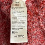 Free People  BFF cropped oversized slouchy open knit orange sweater SZ. XS Photo 9