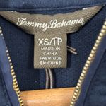 Tommy Bahama NWT Navy Blue Henley Quarter Zip Long Sleeve Dress X Small Photo 3