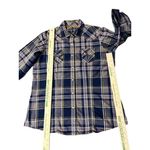 Cruel Girl Plaid Western Shirt Womens XL Used Snap Front 100% Cotton Photo 9