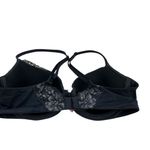 Victoria's Secret  Body By Victoria Lined Demi Blue Floral Lace Bra Size 34C Photo 3