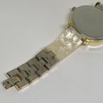 Inc women’s quartz analog wrist watch 35mm gold tone beige dial bracelet running Photo 5