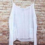 Arizona Jeans Arizona Jean Co. | White Cold Shoulder Floral Embroidered Blouse Photo 3