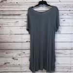 42pops platinum gray ruched side tee‎ dress Size 1X Photo 4