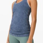 Lululemon Cool Racerback II *Dye Washed Ink Blue Size 0 Photo 0