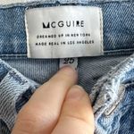 McGuire Denim  Vintage Slim Raw Hem Light Wash Jeans, Size 25 Photo 7