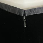 Loft Ann Taylor Womens Silk Rayon Black Flare Velvet Pants Zip Trousers Sz 10 Photo 5