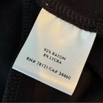 Eileen Fisher  Tunic Shift Dress Black Stretch Jersey 3/4 Sleeve Knit Size XS Photo 7