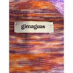 Gimaguas‎ Sweater Women Medium Pink Purple Knit Collared Zion Cardigan Luxury Photo 9