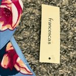 Francesca's Collections Blue and Red Floral Dress Size XS Photo 1