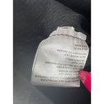 Ganni Blouse‎ Womens Peplum Full Zip Front Ponte Ruffle Top Black XS Photo 3