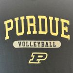 Purdue Volleyball Tee Sz M Black‎ Gold Boilermakers NCAA College Graphic Shirt Black Size M Photo 4