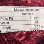 Silence + Noise Y2K Asymmetrical Velvet Dress Wine Red Large Photo 7