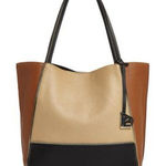 Botkier  Soho color-block leather tote bag with python-embossed detail Photo 0
