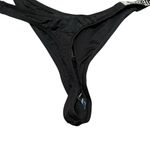 Victoria's Secret Victoria’s Secret Rhinestone Strap Brazilian Bikini Bottom Black L Photo 9