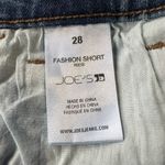 joe's jeans Joe’s Reese Rolled Hem Fashion Blue Denim Mid Rise Jean Shorts Size 28 New Photo 2