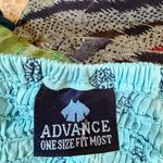 Multicolor Patchwork Halter Top Blue Size undefined Photo 3