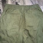 Women’s POINT SUR seaside pants linen jogger lightweight Green Sz 2 Photo 5