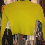 Paper Heart Ribbed Neon Sweater  Photo 0