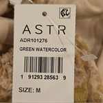 ASTR ππ Mid Cutout Sleeveless Maxi Dress ~ Green Watercolor Medium M NWT Photo 14