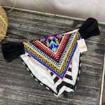PINK - Victoria's Secret Victoria's Secret Pink Multi Color Tribal Print Bikini Swim Bottoms NEW M Photo 2