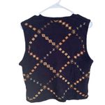 Vintage Womens Outfit Sweater Vest Shorts Northern Isles 90s Small SP Academia Blue Size undefined Photo 7