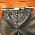 Wilfred Aritzia  Melina Faux Leather Pants‎ Black Size 4 Photo 7