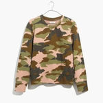 Madewell | Miles Camouflage Crewneck Sweatshirt in Cottontail Camo Size Medium M Photo 2