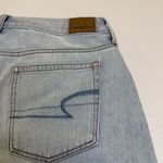 American Eagle Jean Skirt Women 6 Denim Raw Hem Distressed Short Light Wash AE # Photo 7