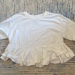 BDG  Urban Outfitters White Cropped Shirt S Photo 0