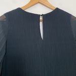 ASTR  The Label Roseanne Romper Jumpsuit Black Lined Sheer Long Sleeve Size S Photo 8