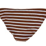 Aerie New AE Ribbed Full Coverage Bikini Bottom 70s Canyon Creek Stripe Size XL Photo 7