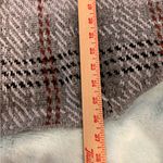 Elegant Plaid Blazer in Gray and Black Size L Photo 3