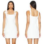 Elliatt  Trompe Floral Appliqué Mini Dress In Ivory Photo 1