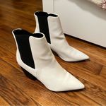 Lulus Lulu’s Cecy White Pointed Toe Ankle Booties 9 Photo 3