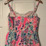 Lilly Pulitzer EUC Rika Fit & Flare in Tiki Pink Gypsea Dress Size 0 Fits Medium Photo 3