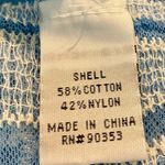 Rebellion  Again Swim Blue Floral Lace Embroidery Beach Cover Up Photo 4